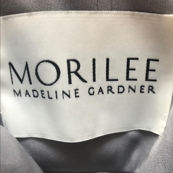 Silver Bridesmaid Dress fitted to a US size 4 - Picture 6 of 6